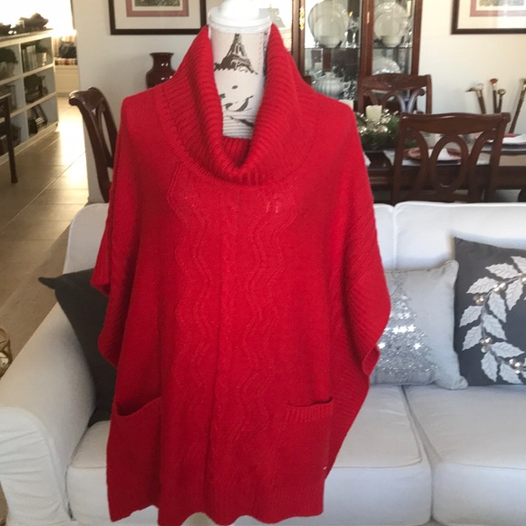 Black Rivet Jackets & Blazers - Red Hot Stunning Cape NWT